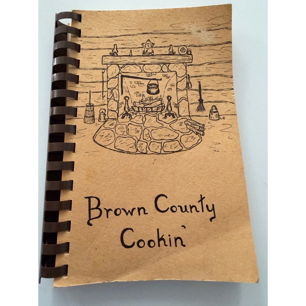 Vintage Brown County Cookin Cookbook 1979 Kappa Kappa Kappa Nashville Indiana